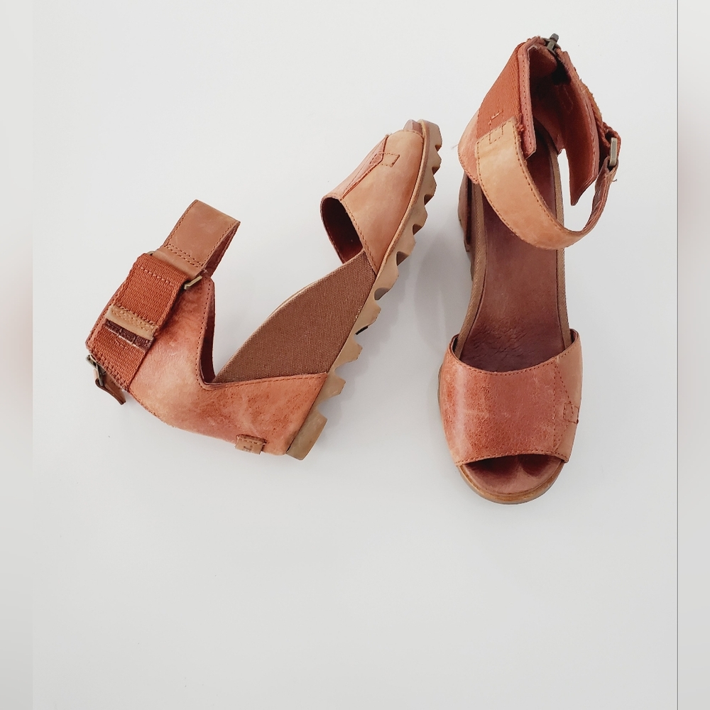Sorel JOANIE II Slingback Wedge Sandals Size 7.5 - Picture 4 of 14
